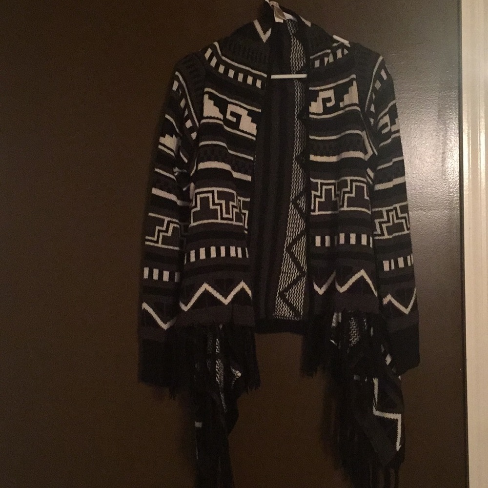Tribal patterned sweater